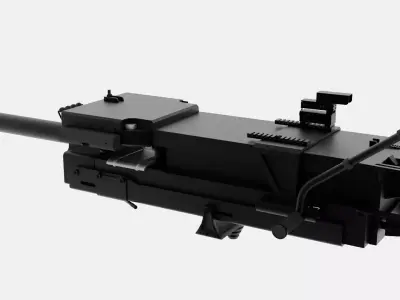 Heckler and Koch GMG Grenade Machine Gun 3D model