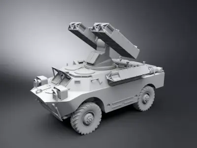 Strela 1 Scale model 3D print model