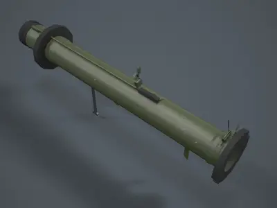 RPG-28 Klyukva Low-poly 3D model
