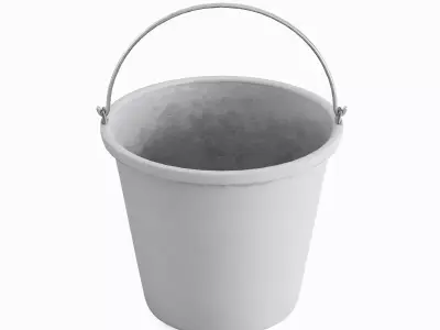 Industrial Bucket 01  Low-poly 3D model