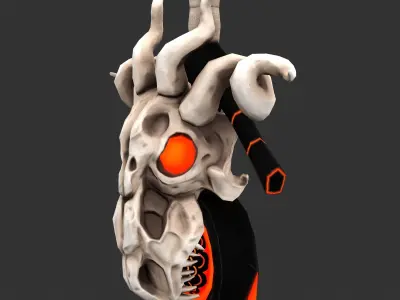 Elemental Greatsword Low-poly 3D model