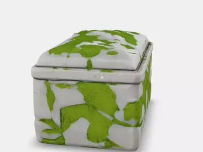 WetStone Sarcophagus Low-poly 3D model