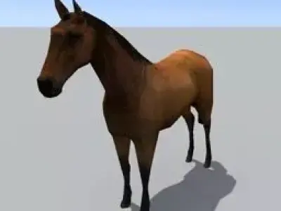 Horse Free 3D model get