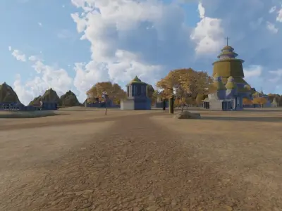 Ancient Stone Village 3D model