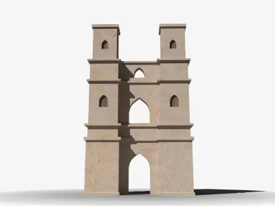 Arab x50 Low-poly 3D model