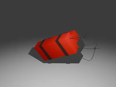 Low Poly TnT Low-poly 3D model