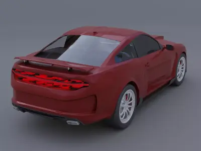 Generic Muscle car mark 2c 3D model