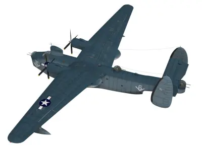Martin PBM 5 mariner 3D model