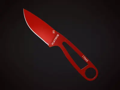 Knife 1 E Low-poly 3D model
