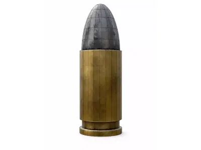 Bullet 9mm Ammo Pistol Bullets Low-poly 3D model