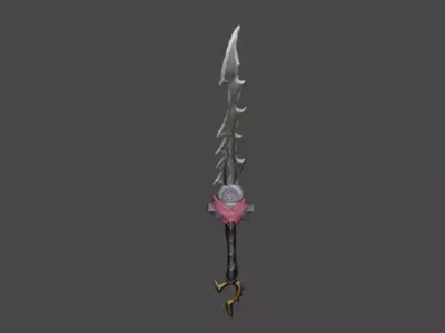 Zeloeman Sword A 36 Low-poly 3D model