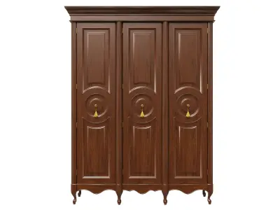 Classic cabinet 07 07 3D model
