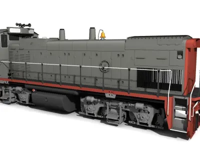 EMD MP15 Free 3D model