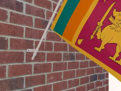 Flag of Sri Lanka 3D model