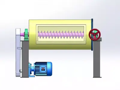 rotary mixer 3D model