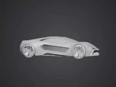 Car model 3D print model