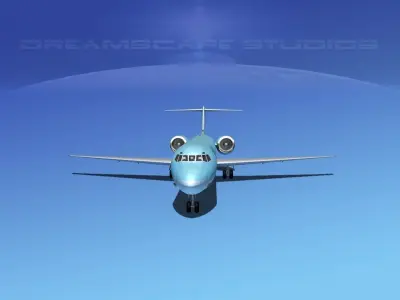 Douglas MD-80 Korean Air 3D model