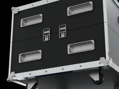 Case slant transport plant box 3D model