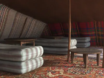 Traditional Bedouin Tent 3D model