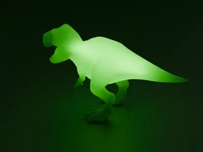 Dinosaur indirect lighting Low-poly 3D model