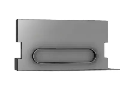 Placa de Extremidade SMC EX600 ED5 End Plate 3D model