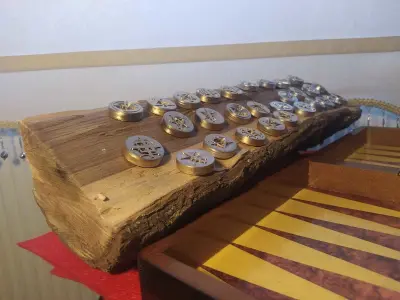scottish backgammon stones 3D print model