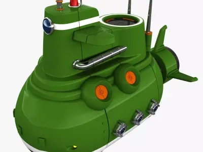 Submarine 3D model 13