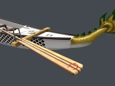 IDBF Dragon Boat 3D model