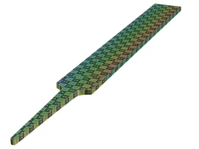 Grobet Flat Hand File 3D model