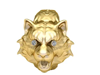 Matching Ring   Earring Set 3D print model