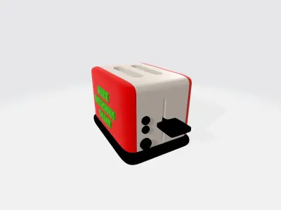 Simple toaster  3D model