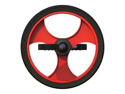 Tricycle Front Axle 3D model