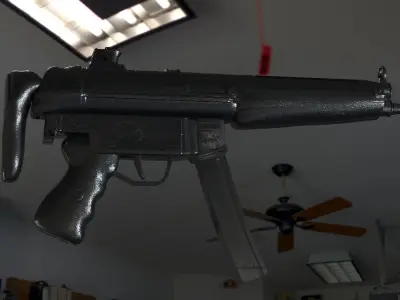 Mp4 gun 3D model