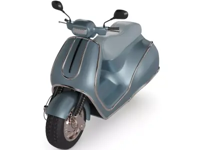 Scooter 3D model 2