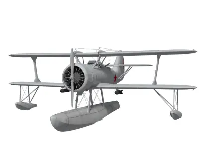 Beriev Be-2 3D model purchase