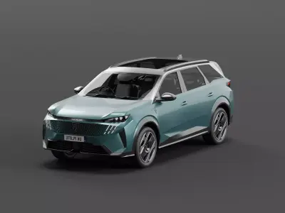 Peugeot E 5008 Free 3D model