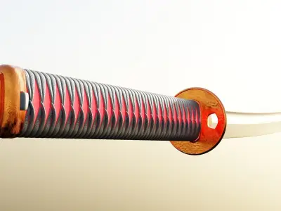 Katana sword Free 3D model get