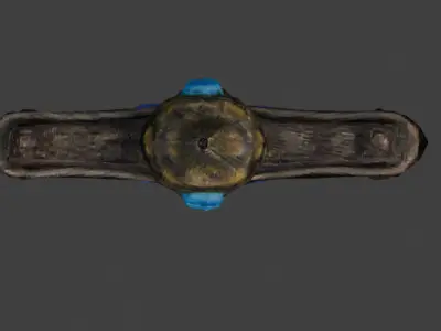 Opal Blade Sword  Low-poly 3D model