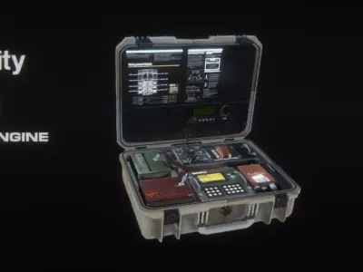 Brief Case Bomb 3D model