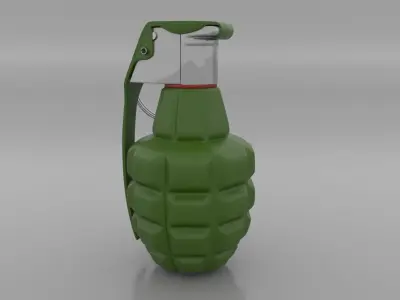 Hand Grenade Mk2 Fragmentation 3D model