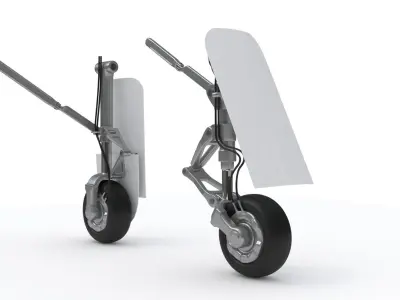 Landing Gear for Aircraft 3D model