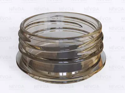 Neck finish - PCF 48P 4 - voluntary standard hot fill finish 3D model