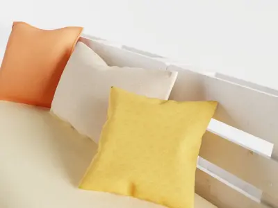 Pallet Sofa 3D model