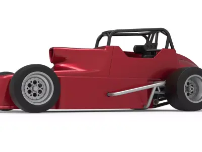 Pavement Silver Crown Car Version 2 Scale 1 to 25 3D print model
