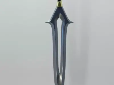 StarSword sword Low-poly 3D model