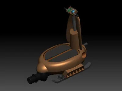 sh effect Figuarts yamcha Jet Momonga Vehicle 3D print model