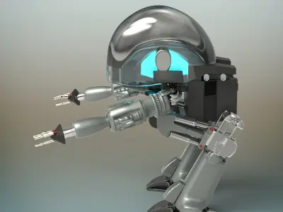Battle Robot 3D model purchase