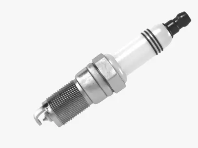 Spark Plug 3D model 2