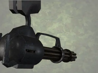 Robotic Machine Gun 3D model