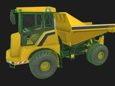 Truck Low-poly 3D model purchase